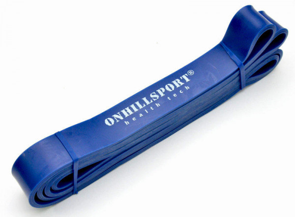 Onhillsport Латексная петля для фитнеса 2080 (29мм) синяя 14-38 кг