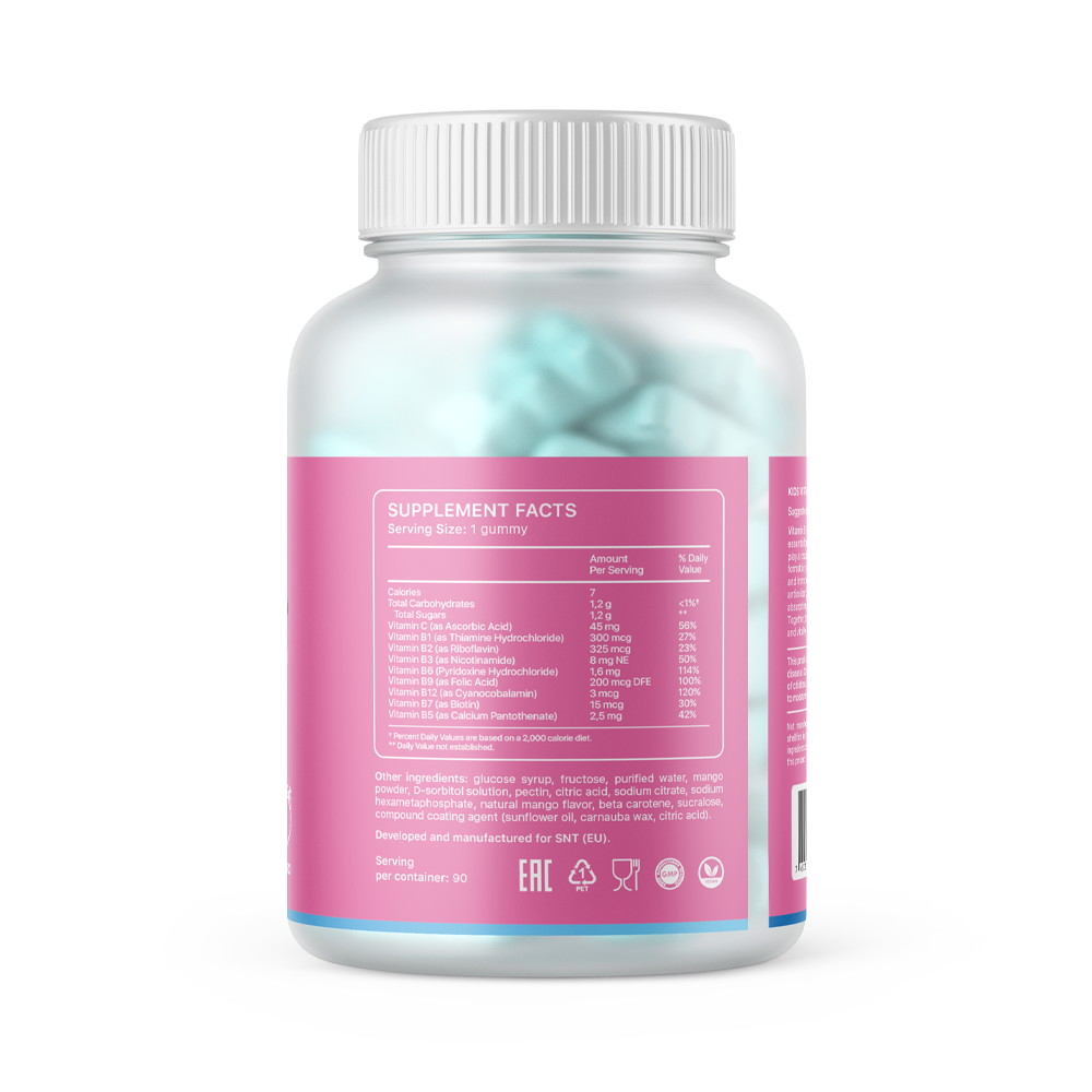 SNT Kids Vitamin B-Complex Gummies, 90 таблеток – купить в Хабаровске ...